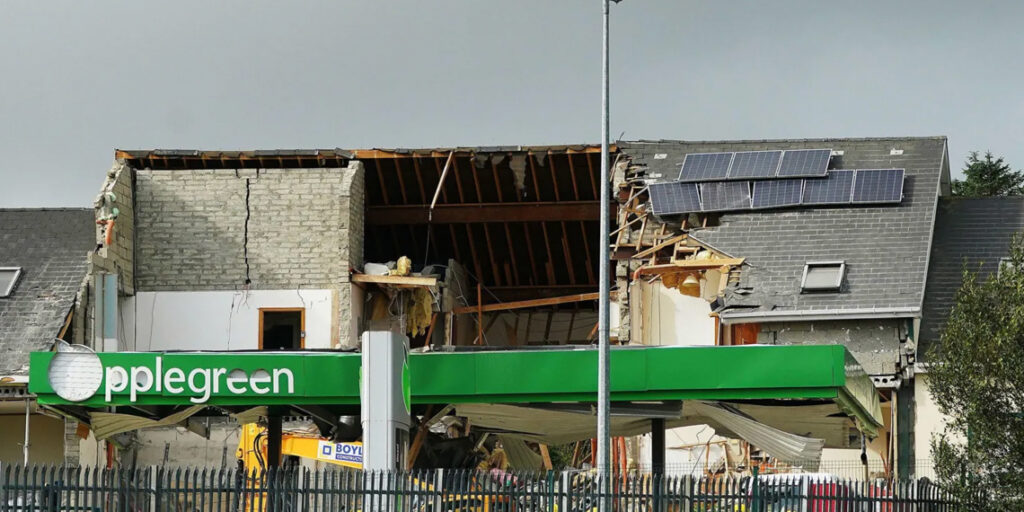 Man Held Over Creeslough Service Station Explosion Inquiry Man Held Over Creeslough Service Station Explosion Inquiry