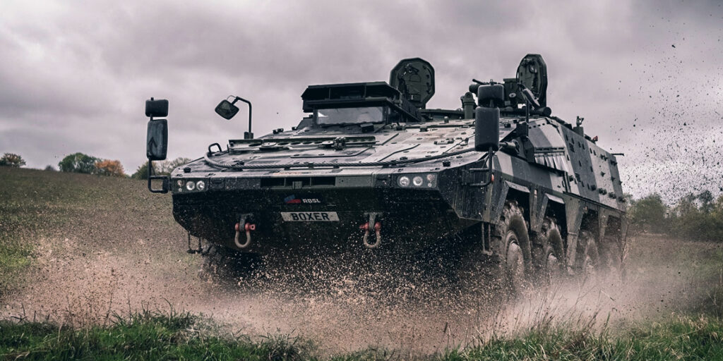 UK Reveals 1st Fully British-Made Boxer Armored Vehicle UK Reveals First Fully British-Made Boxer Armored Vehicle