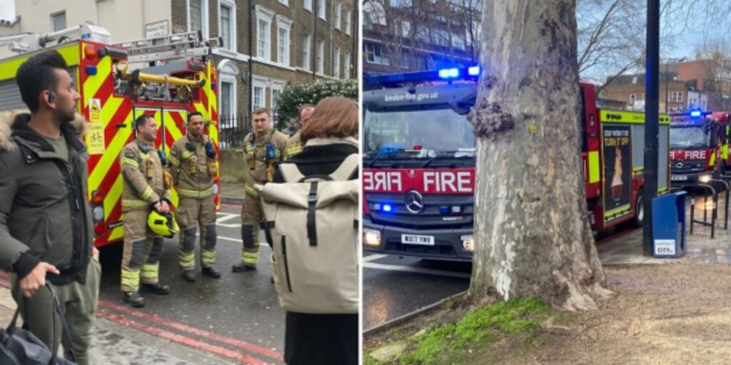 Fire Breaks out in London Underground Tunnel