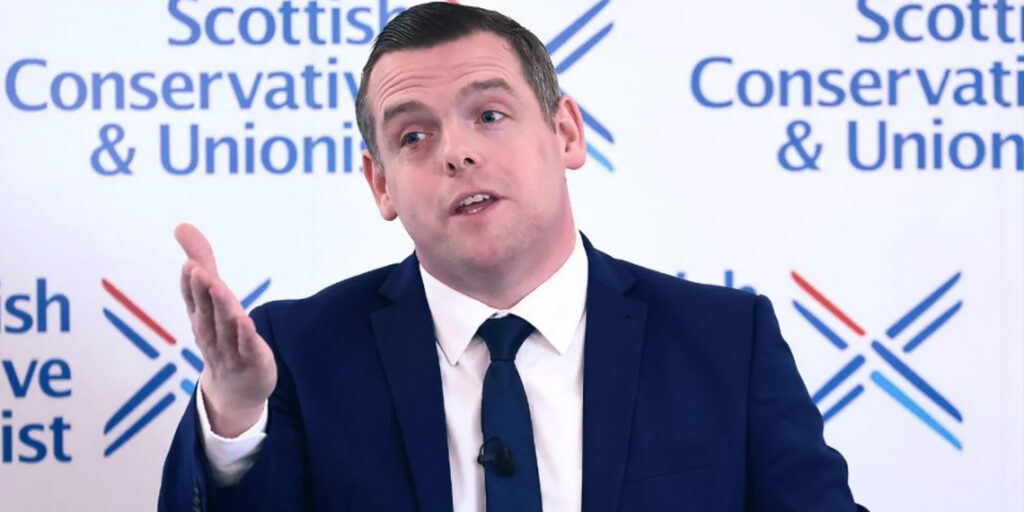 Former Scottish Tory Leader Douglas Steps Away from Holyrood