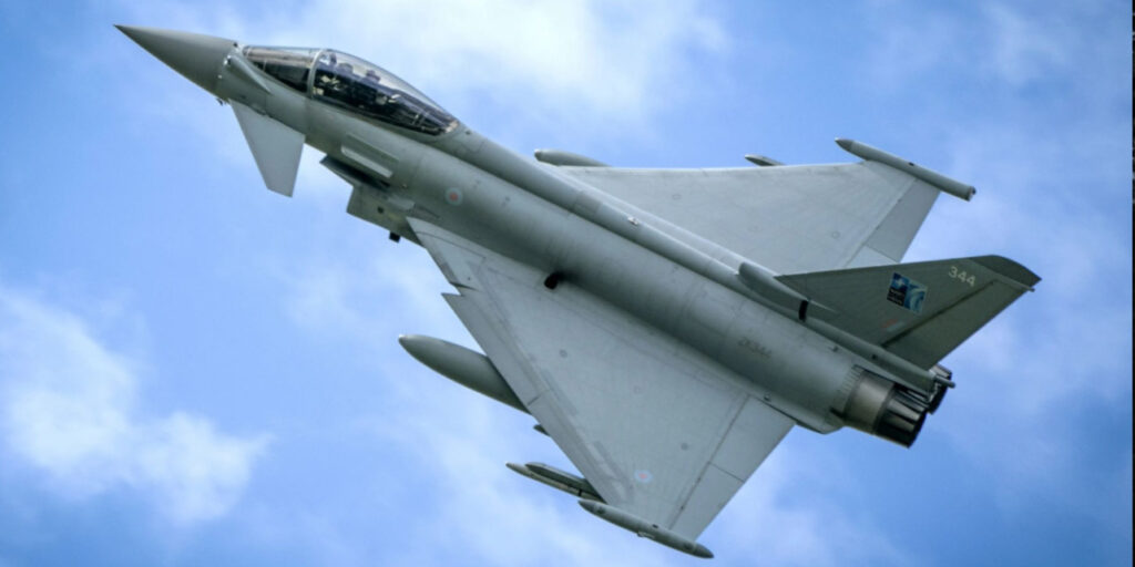 RAF Typhoons Scrambled from Scottish Base