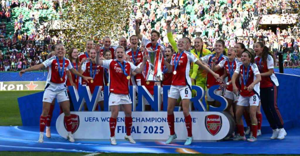 Arsenal Stun Barcelona to Win Women’s Champions League Final