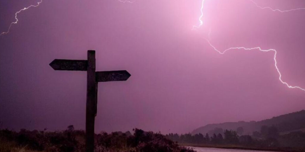 Lightning Strike Sparks House Fire in Scottish Village