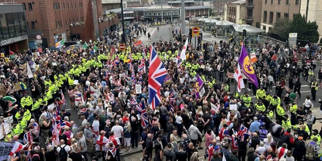 Liverpool Demonstrators Clash Over Asylum Hotels