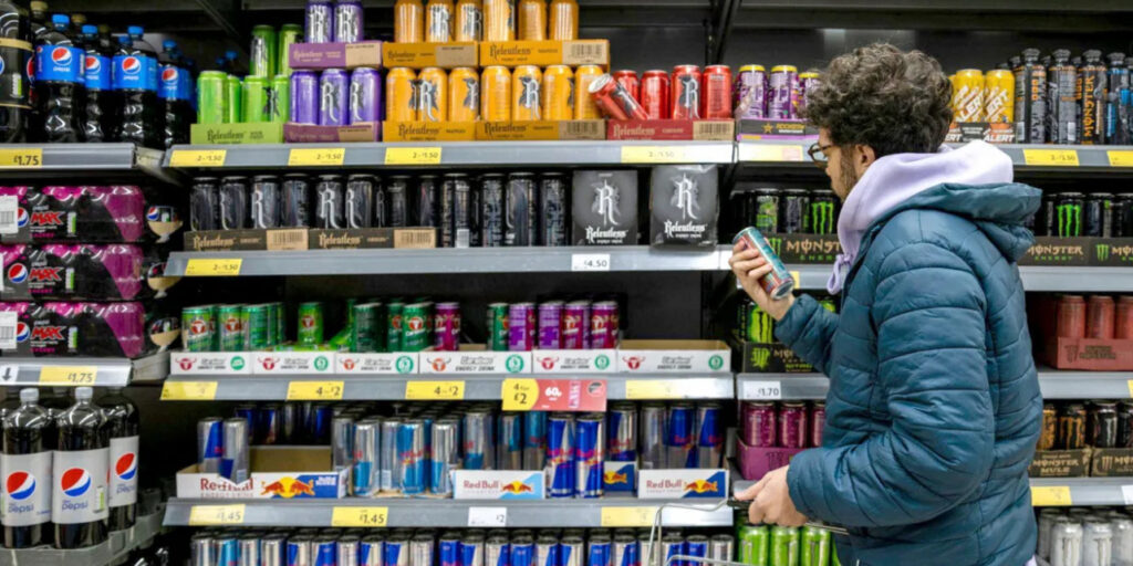 UK Government to Ban Energy Drinks for Under-16s