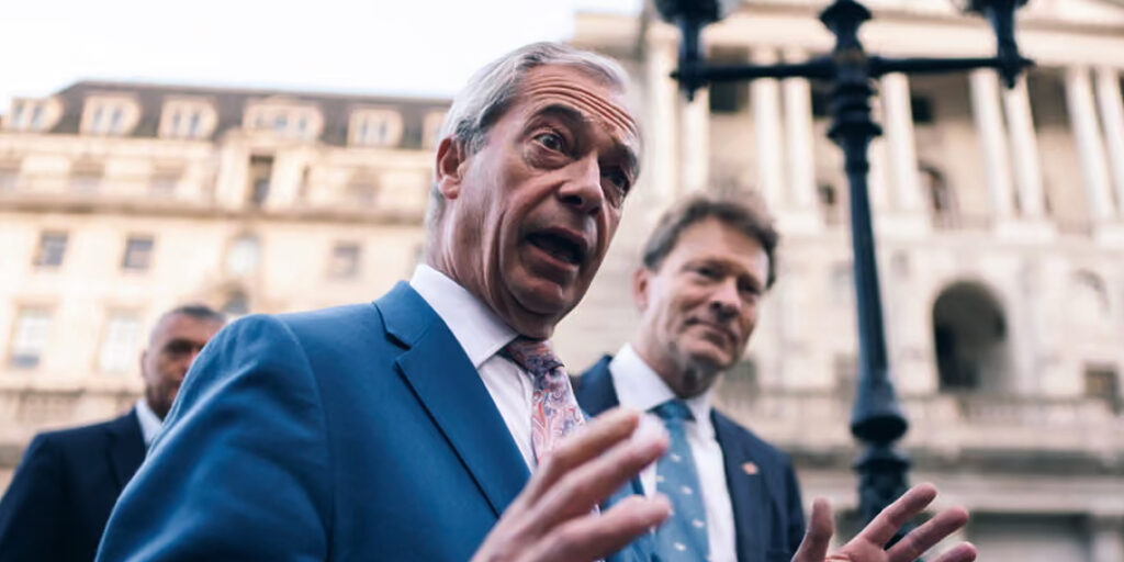 Farage calls on Bank of England to halt bond sales