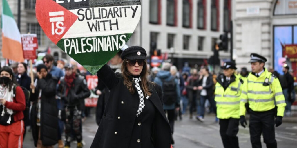 Thousands Join Pro-Palestine March in London
